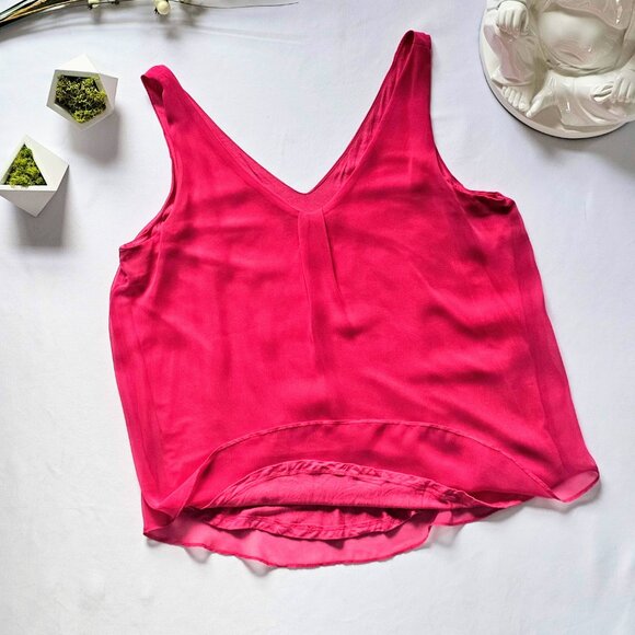 Bright Pink Dressy Tank Top - Picture 5 of 7